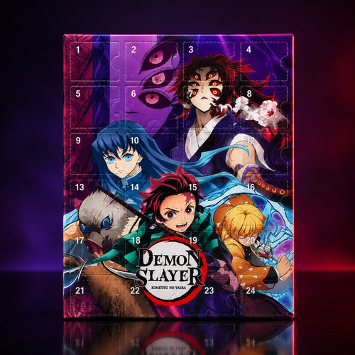 Demon Slayer advent calendar box, front